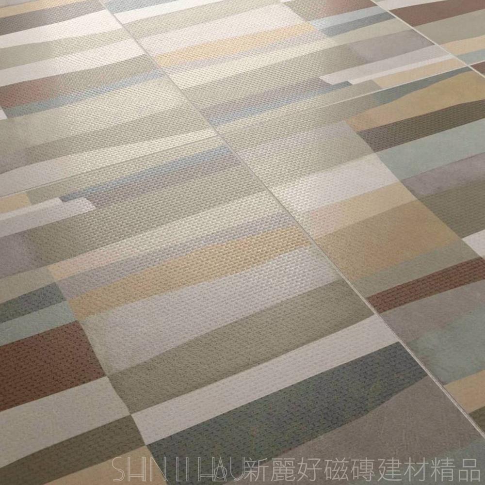 柔陶 霧感綠花磚裝飾磚｜BAUCER CLAY 30x90｜幾何線條牆面磁磚C808JBC39N783F82760