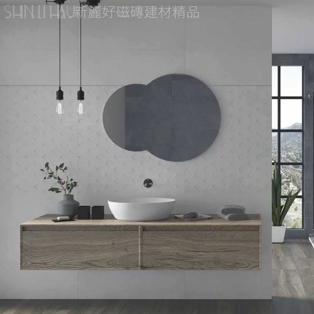 西班牙新古典線板花磚特價-艾爾薩-藍灰、藍灰斜花詳樣式圖