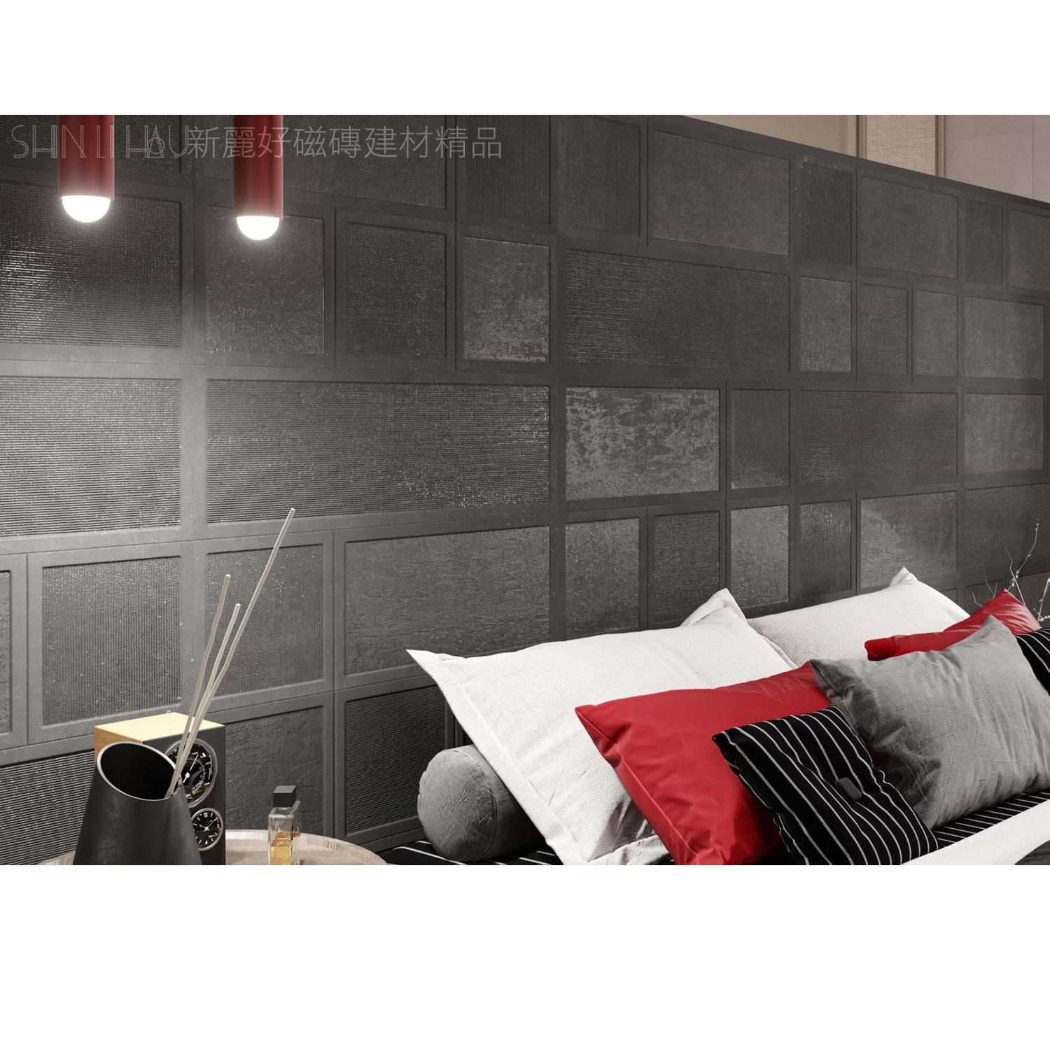 西班牙新古典線板花磚特價-雅質妃語-淺灰花、淺灰詳樣式圖