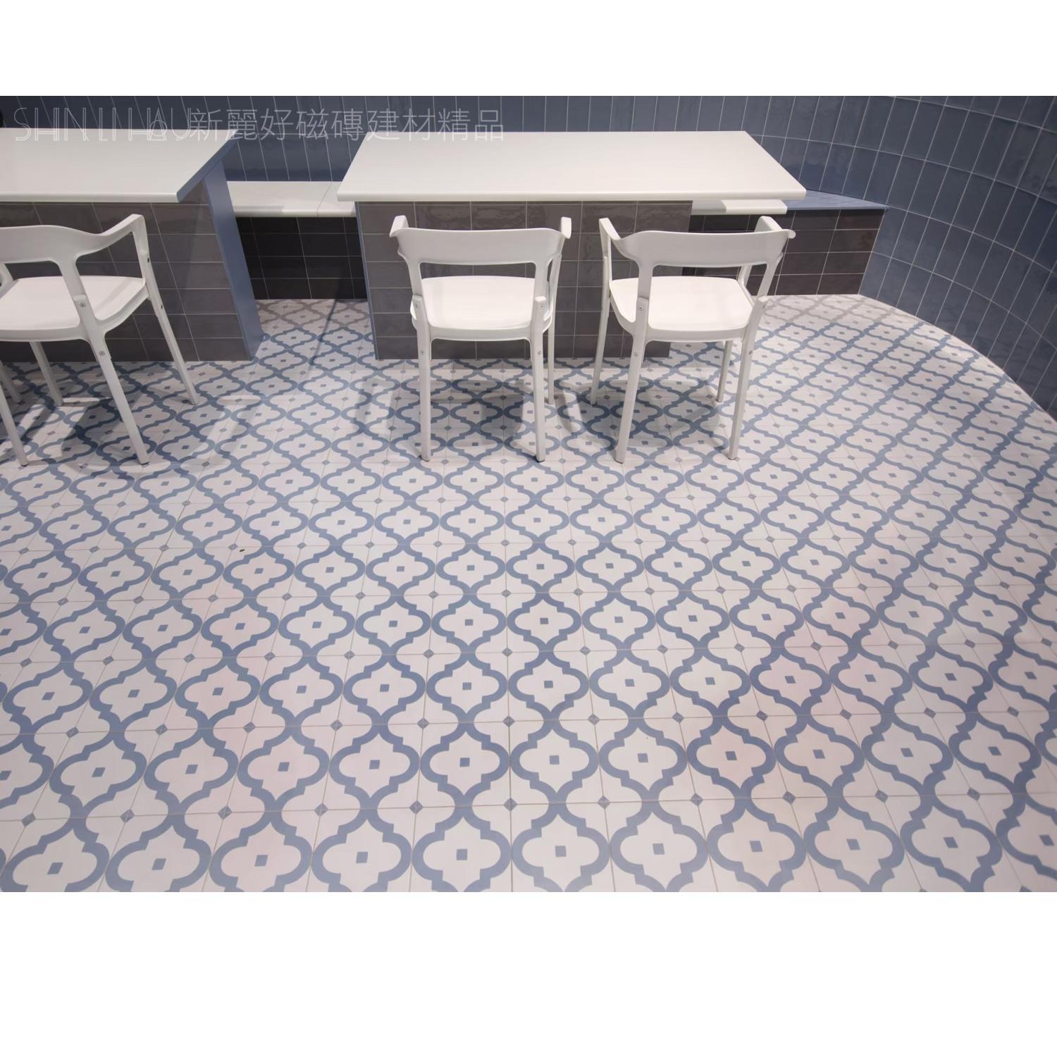 玄關花磚特價-西班牙蒂拼接花磚-藍色花磚7299MAO-LA22446