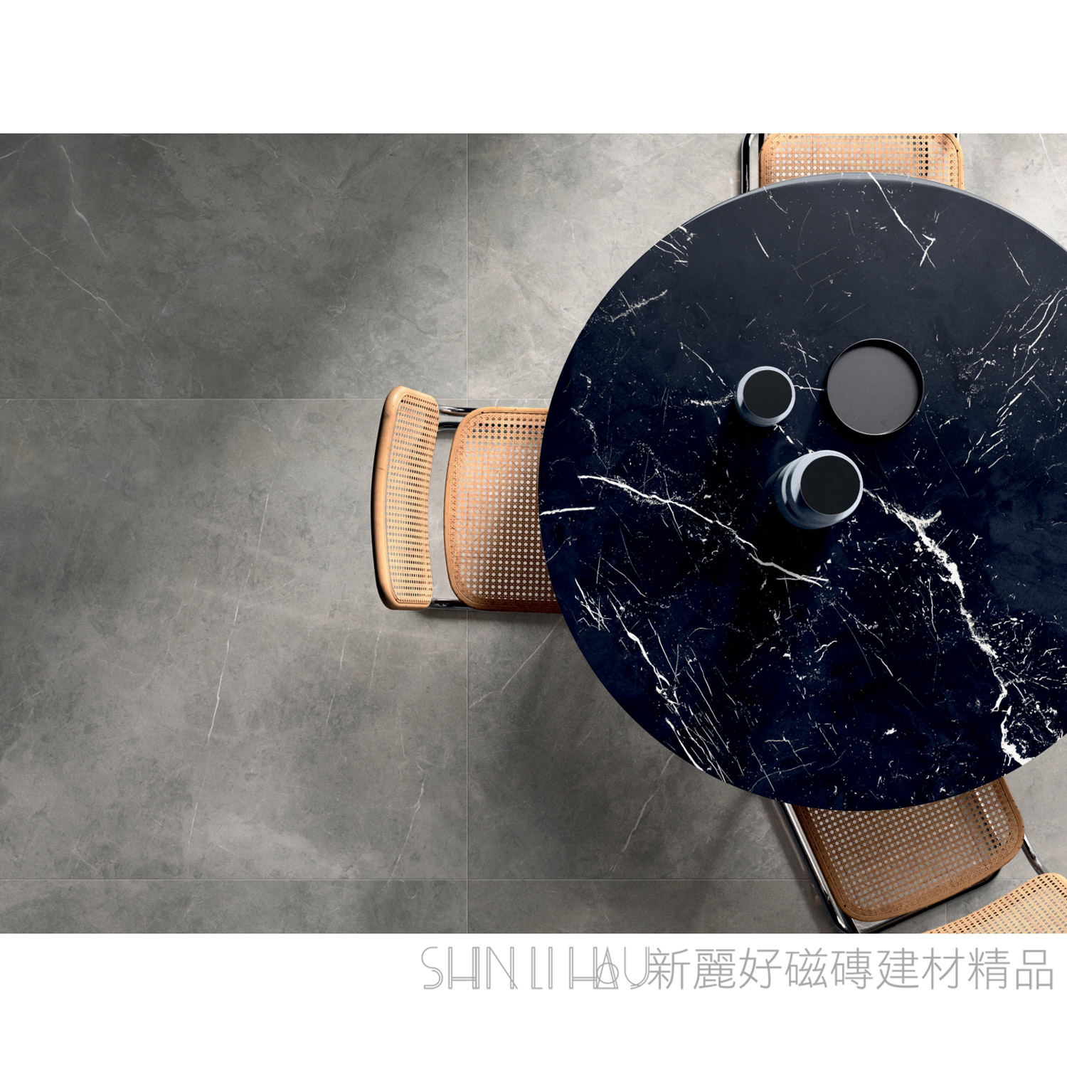 (出清4片)義大利客廳玄關地磚特價-特質灰大理石磁磚-峰雅石FK122509P