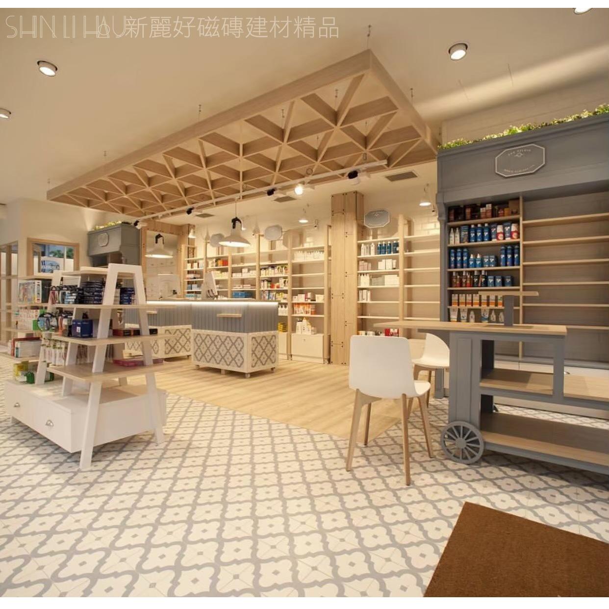 西班牙花磚特價-黛蒂拼接花磚-藍色斜線7299MAO-GO2636