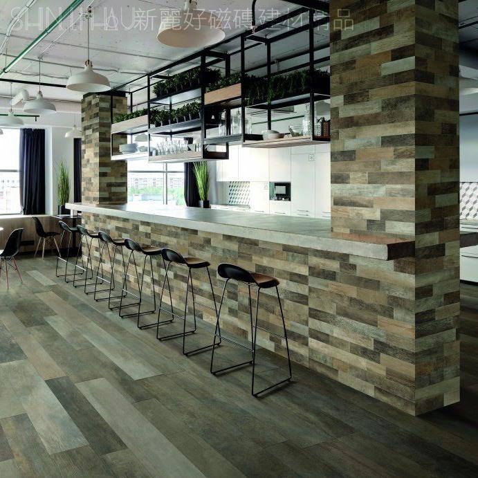 西班牙拼接木紋磚特價-瑪莉諾-咖啡8899JMR49N812