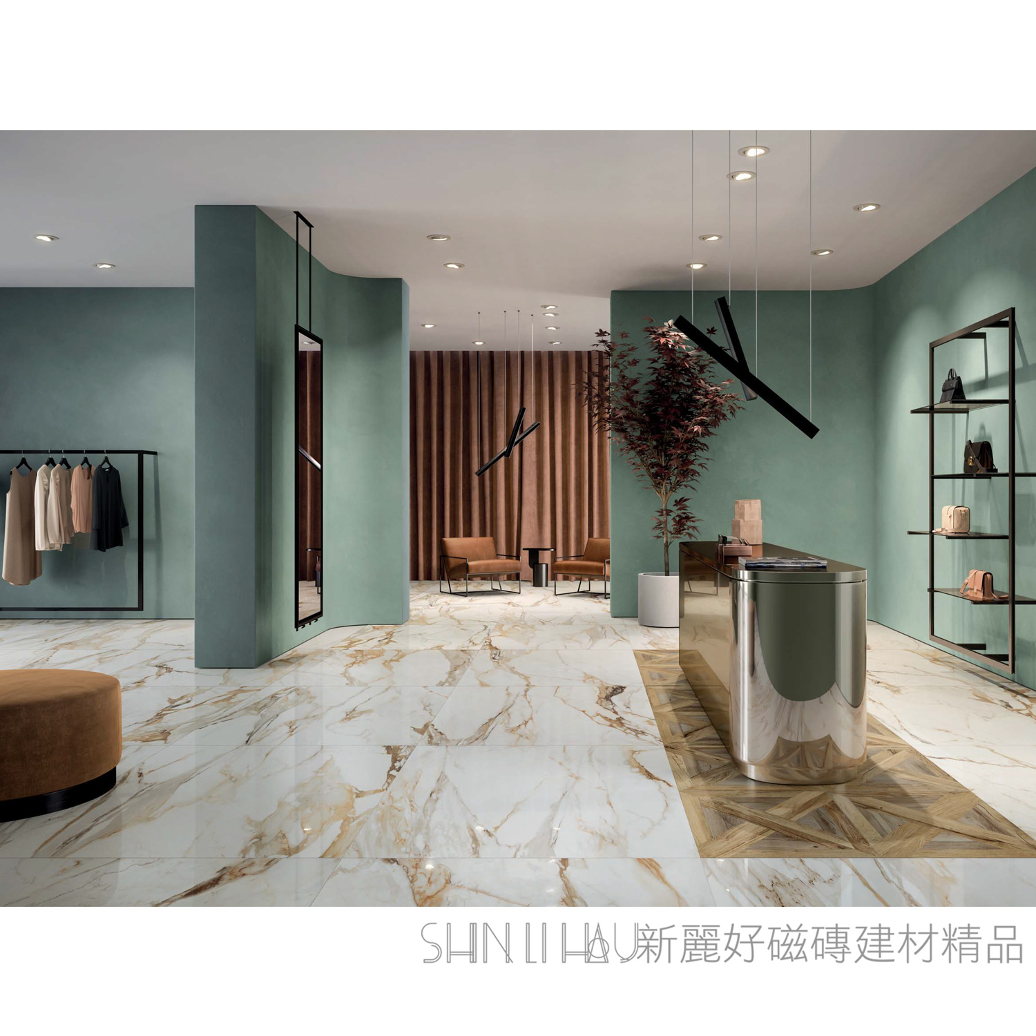 義大利客廳玄關地磚特價-懷幽白大理石磁磚-峰雅石(期貨)FK1223542P