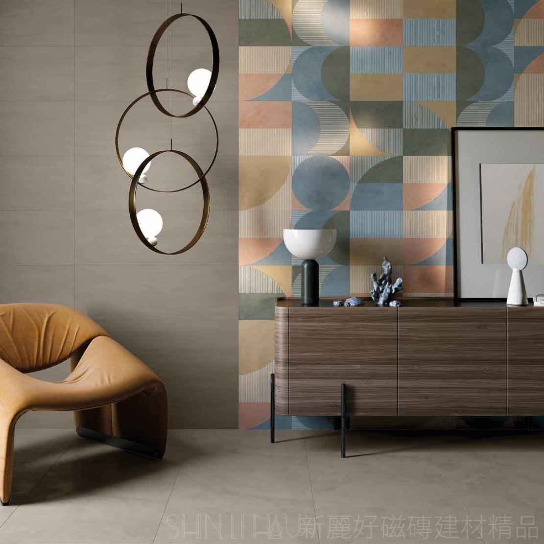 藝術清水模花磚-圓秋天花磚-亞頓C908CO3365-F-AUT05370圓秋天花