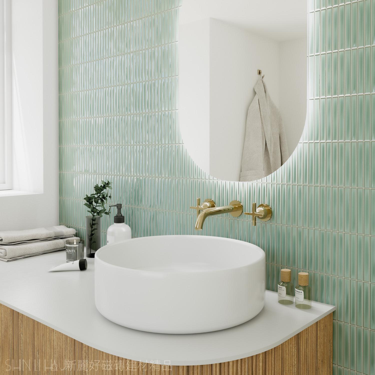 長條馬賽克磚-格調灰-法提納壁磚R407WOW1573300202