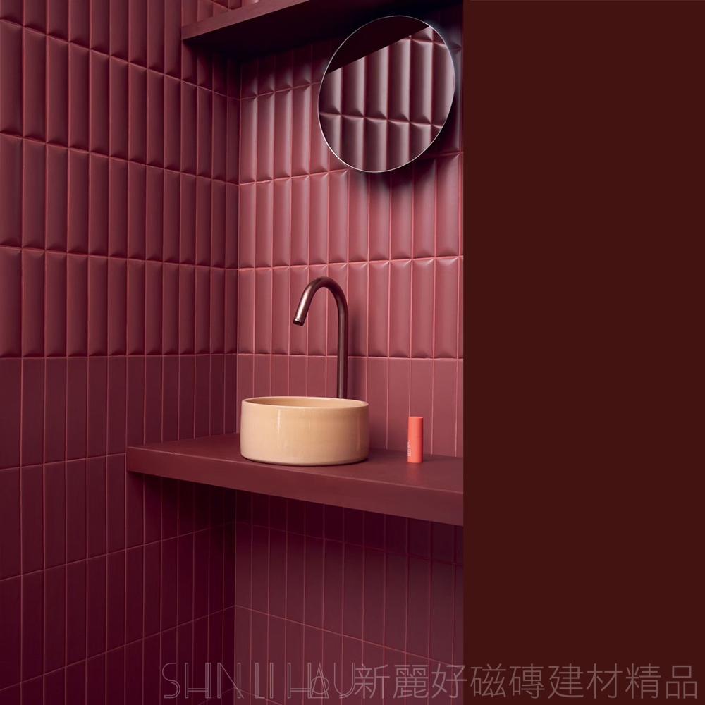 地鐵磚-甜心手工磚-寶石酒紅系列詳樣式圖