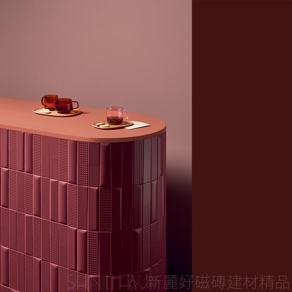 地鐵磚-甜心手工磚-寶石酒紅系列詳樣式圖