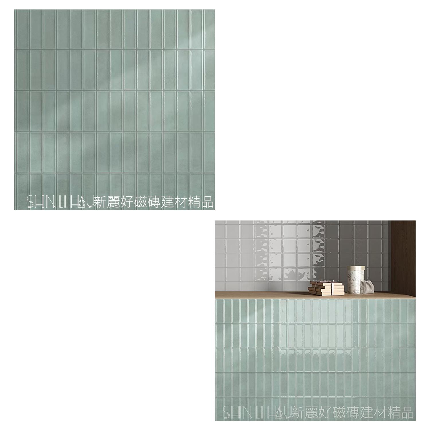 酒吧吧台主牆磚推薦-奧蘿拉地鐵磚-黑詳樣式圖