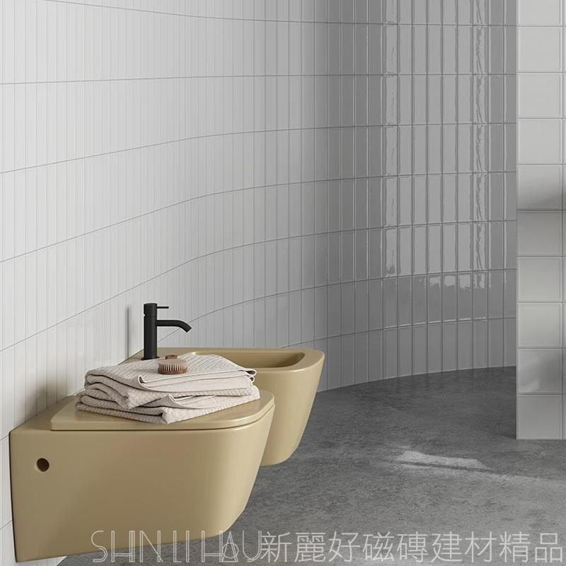 北歐風格牆面地鐵磚推薦-奧蘿拉地鐵磚-黃詳樣式圖