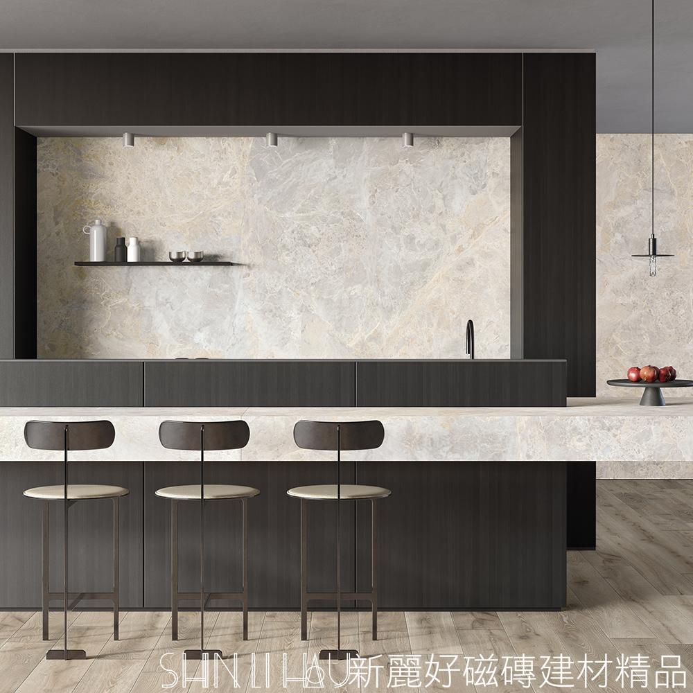 飯店地磚選擇-銀緞石薄板磚-雲絲V016KP130218X08502