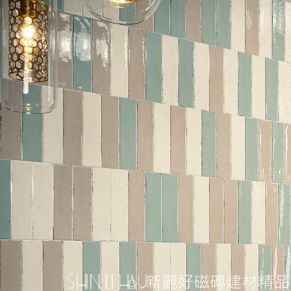 粉紅亮面地鐵長條磚推薦-浮光紋語C308VC80925630