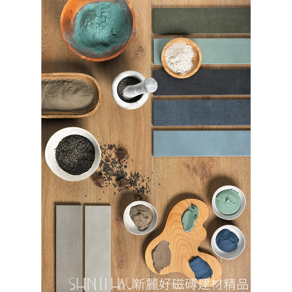 色彩靈感 × 藝術線條-色藝長條磚-綠詳樣式圖