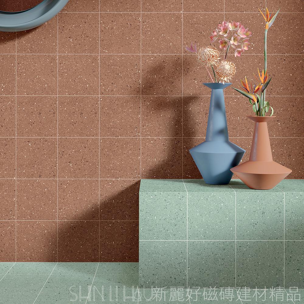 綠-陶岩慢境｜義大利 20x20 手感復古磚詳樣式圖