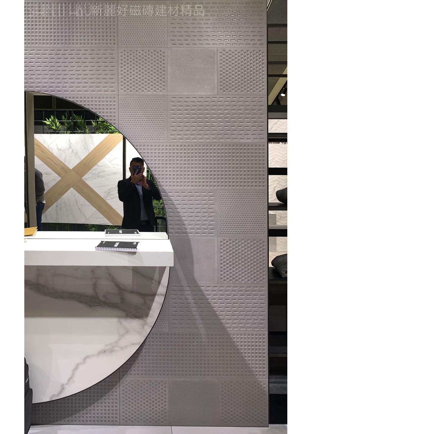 西班牙清水模水泥磚特價-輕雅-黑、黑花詳樣式圖